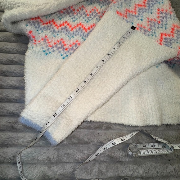 Anthropologie Pilcro Sweater Womens 10 Selene Fair Isle Nordic Stretch Boxy Fit - Picture 8 of 10